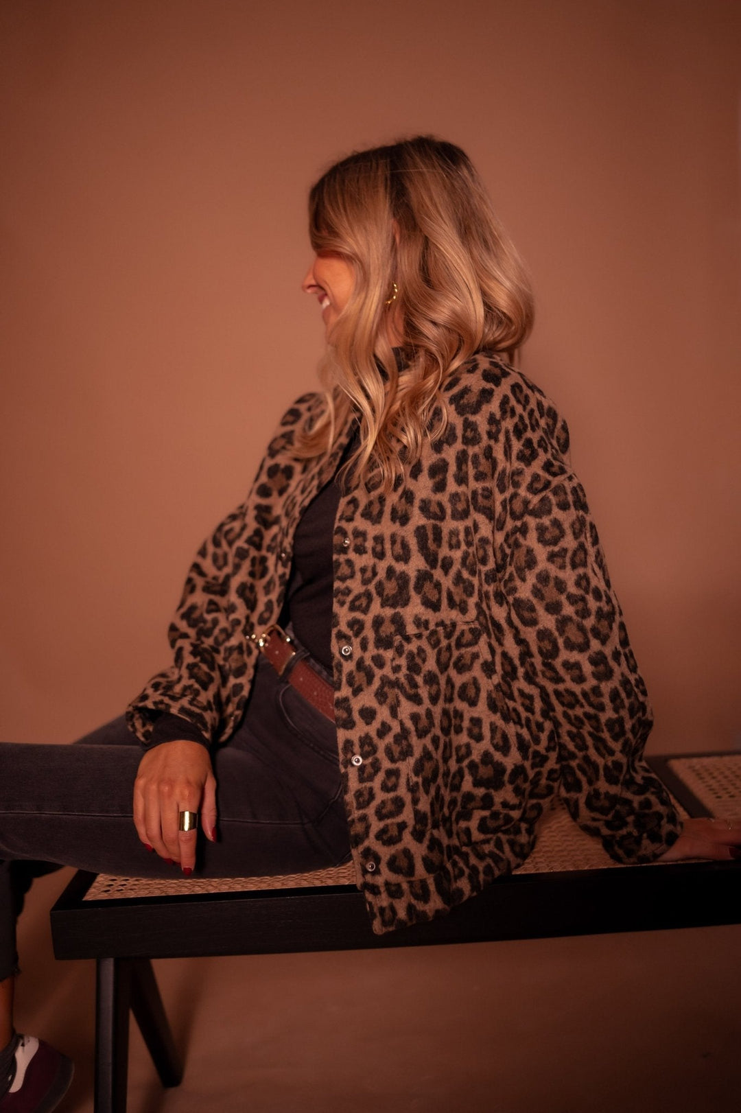 Violetta | Giacca-camicia leopardata