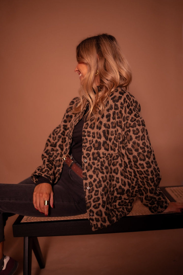 Violetta | Giacca-camicia leopardata