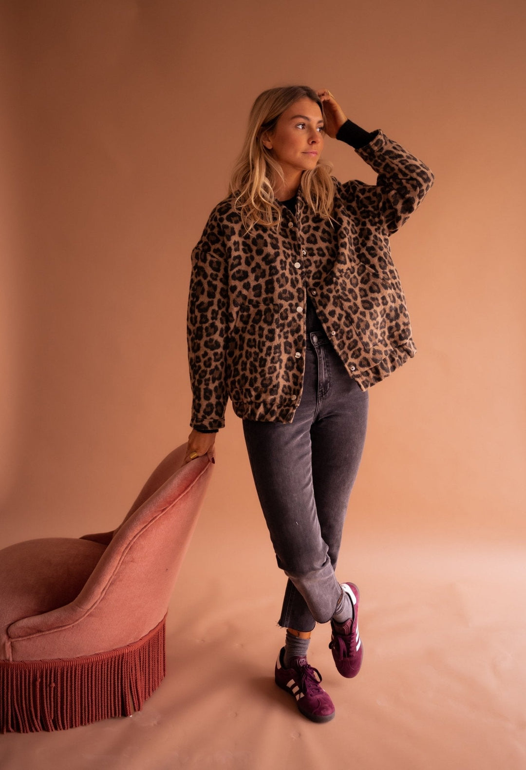 Violetta | Giacca-camicia leopardata