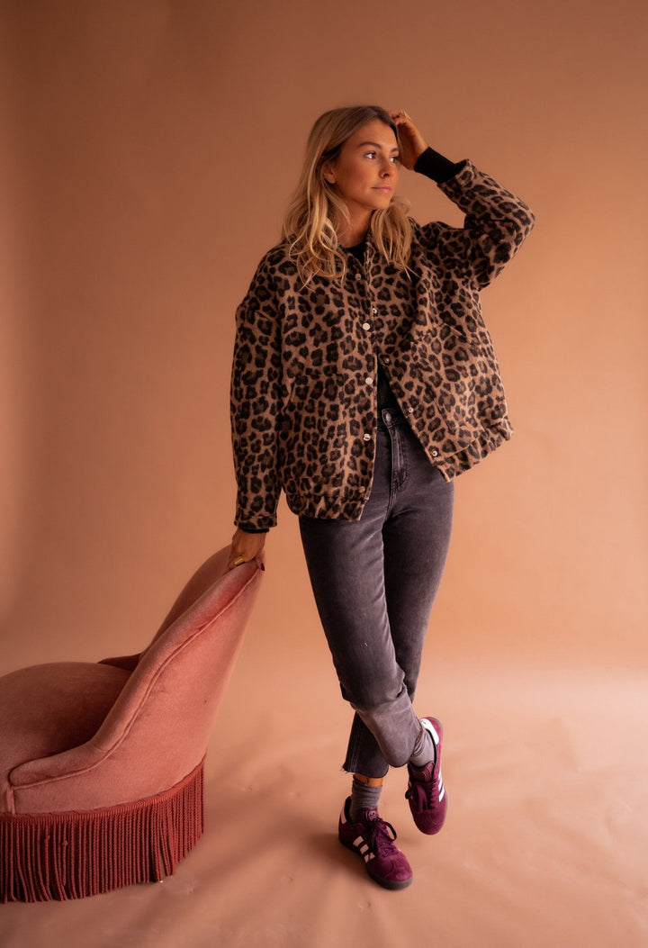Violetta | Giacca-camicia leopardata