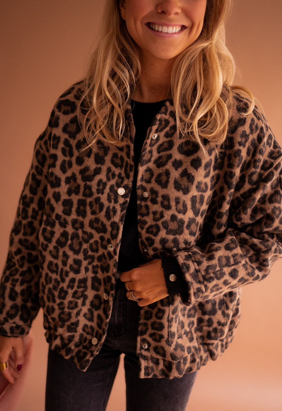 Violetta | Giacca-camicia leopardata