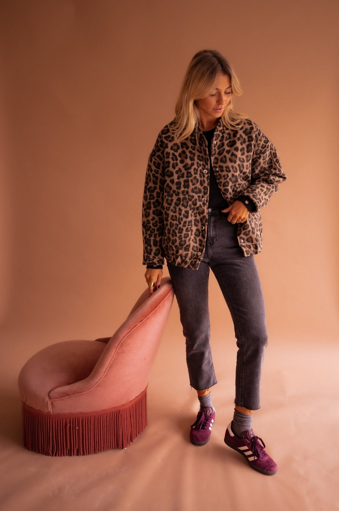 Violetta | Giacca-camicia leopardata