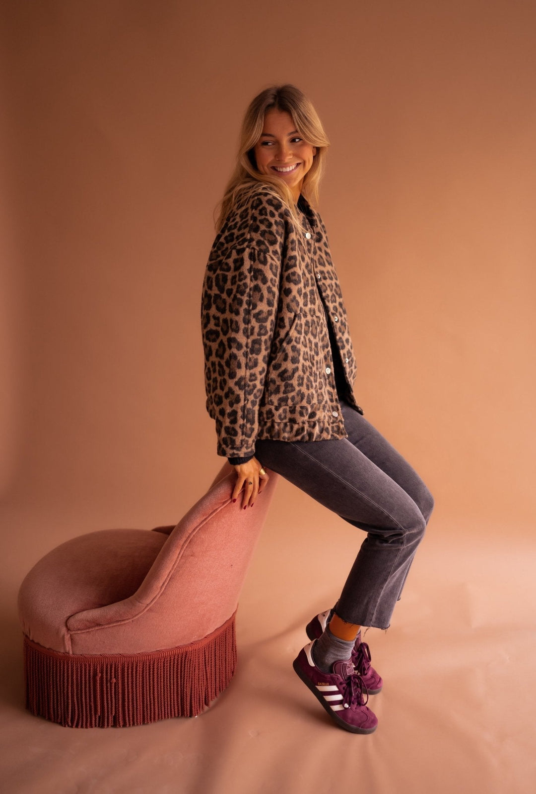 Violetta | Giacca-camicia leopardata