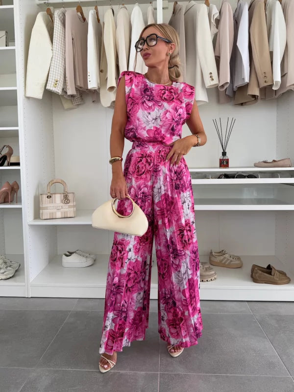 Maddalena | Completo elegante plissettato