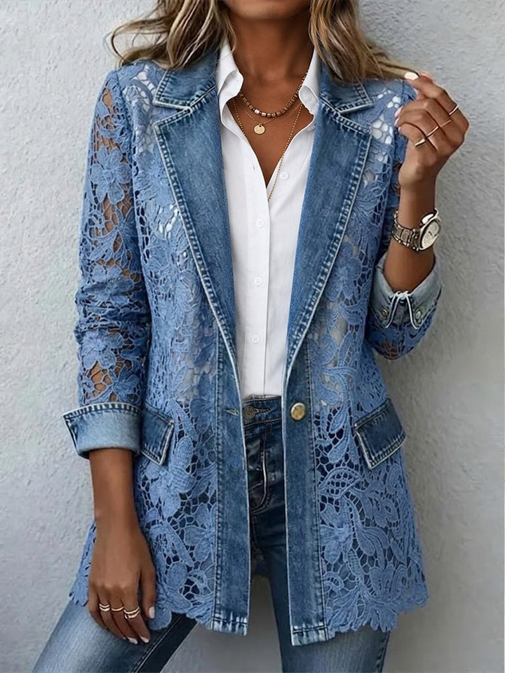 Adelaide | Blazer in pizzo floreale