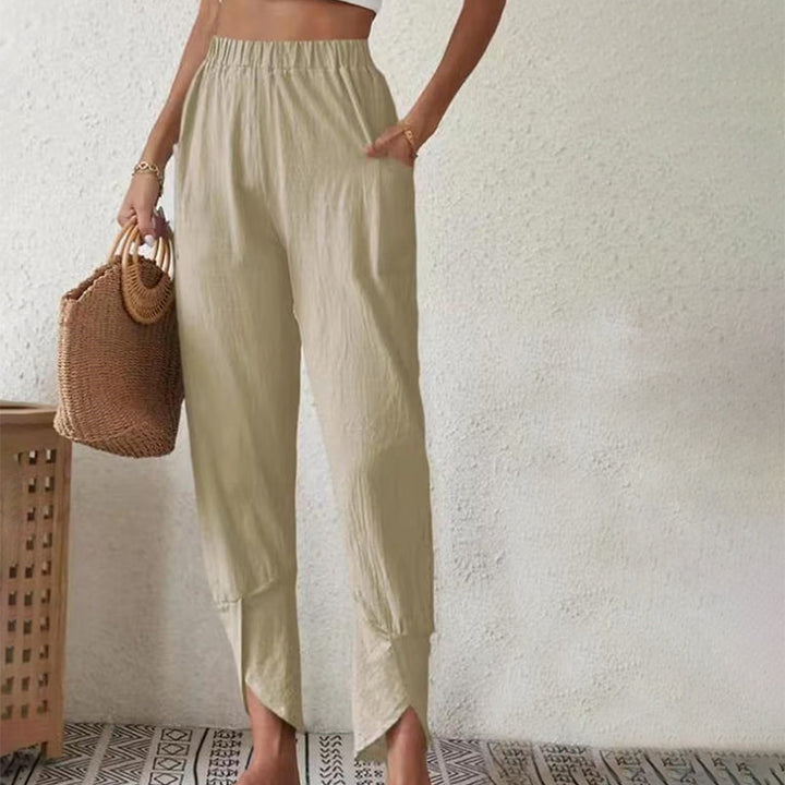 Giovanna | Pantaloni con orlo sfrangiato