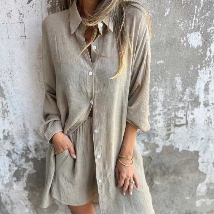 Clara | Completo casual con polo