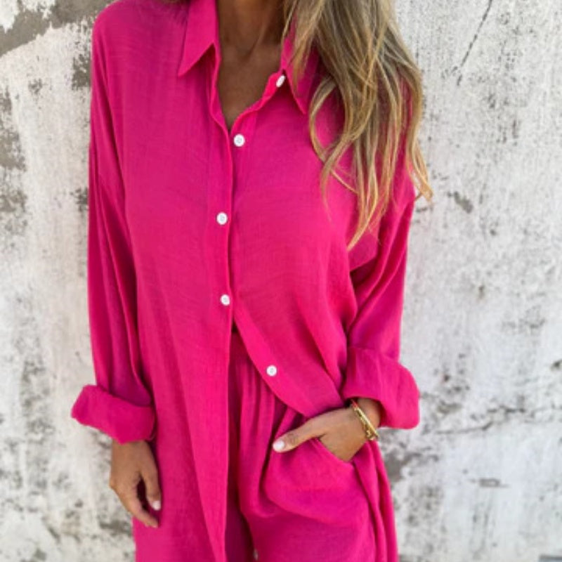 Clara | Completo casual con polo