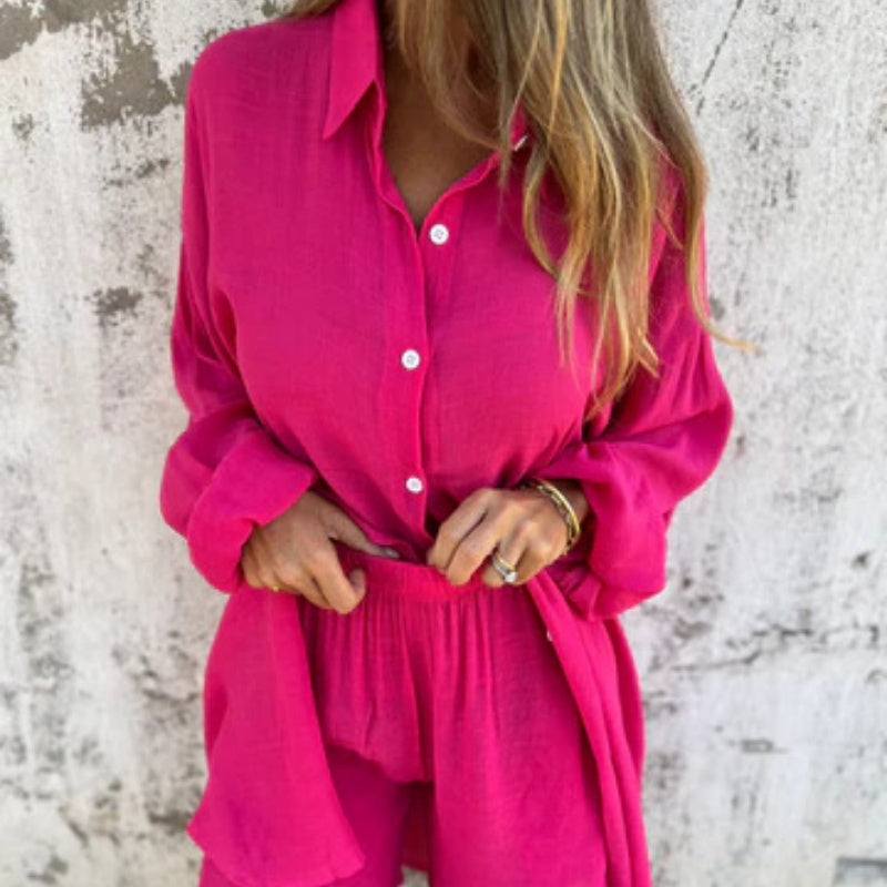 Clara | Completo casual con polo