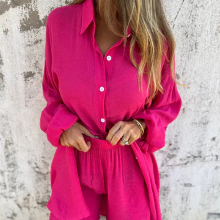 Clara | Completo casual con polo