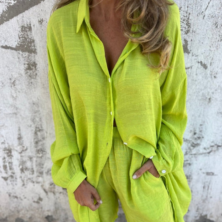 Clara | Completo casual con polo